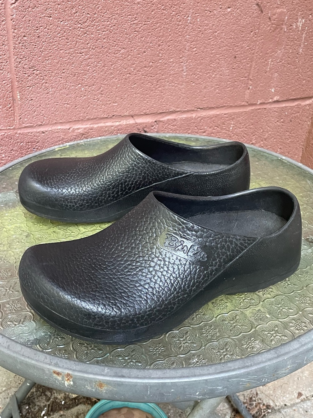 Birkenstock Super Birki Black Clogs Size 10 woman’s 8 Men’s Unisex